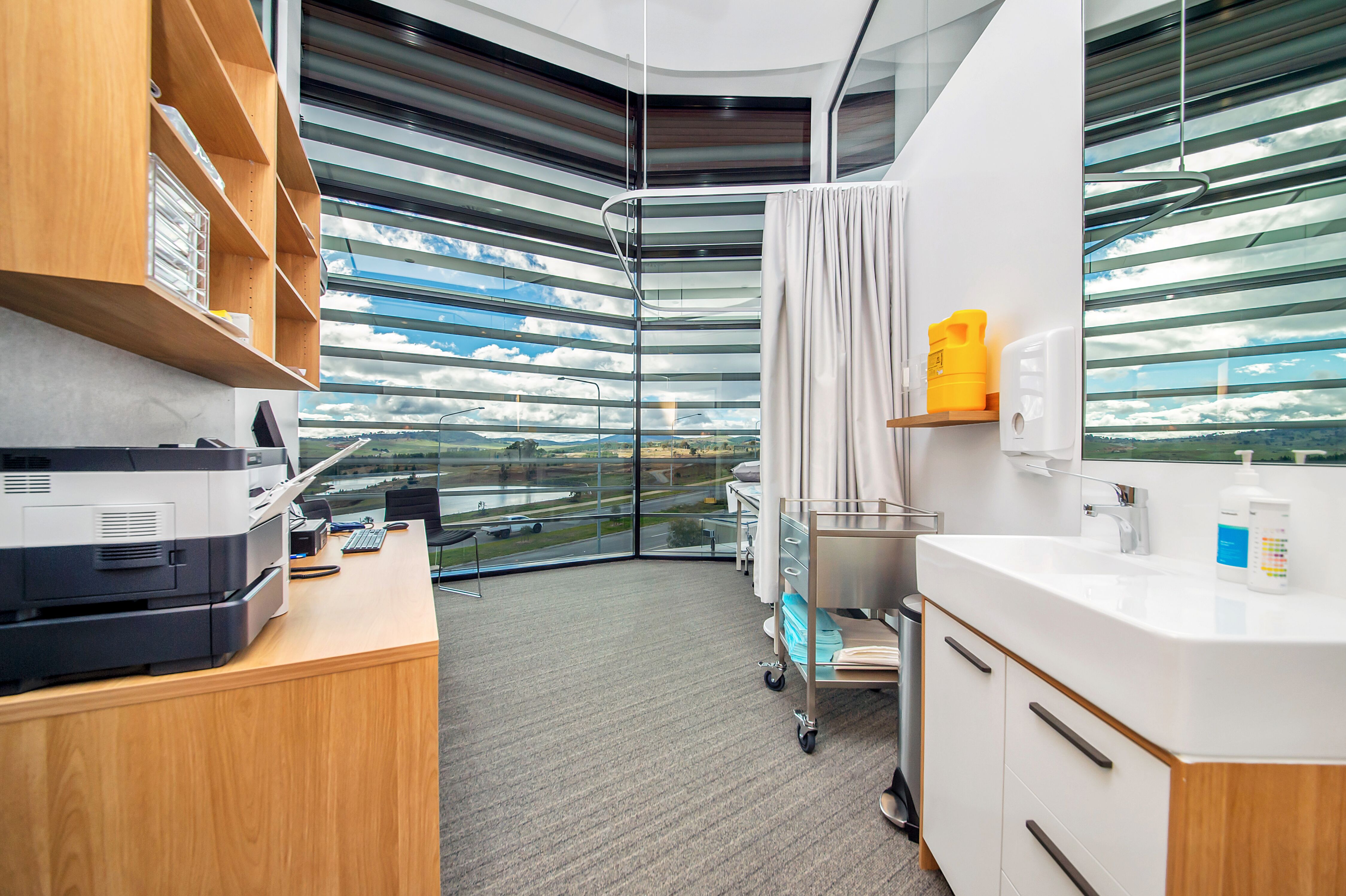 Consulting room inside a YourGP practice, Canberra